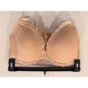 Natori 36G Full Coverage‎ Lace Trim Underwire Bra Beige Comfort Support